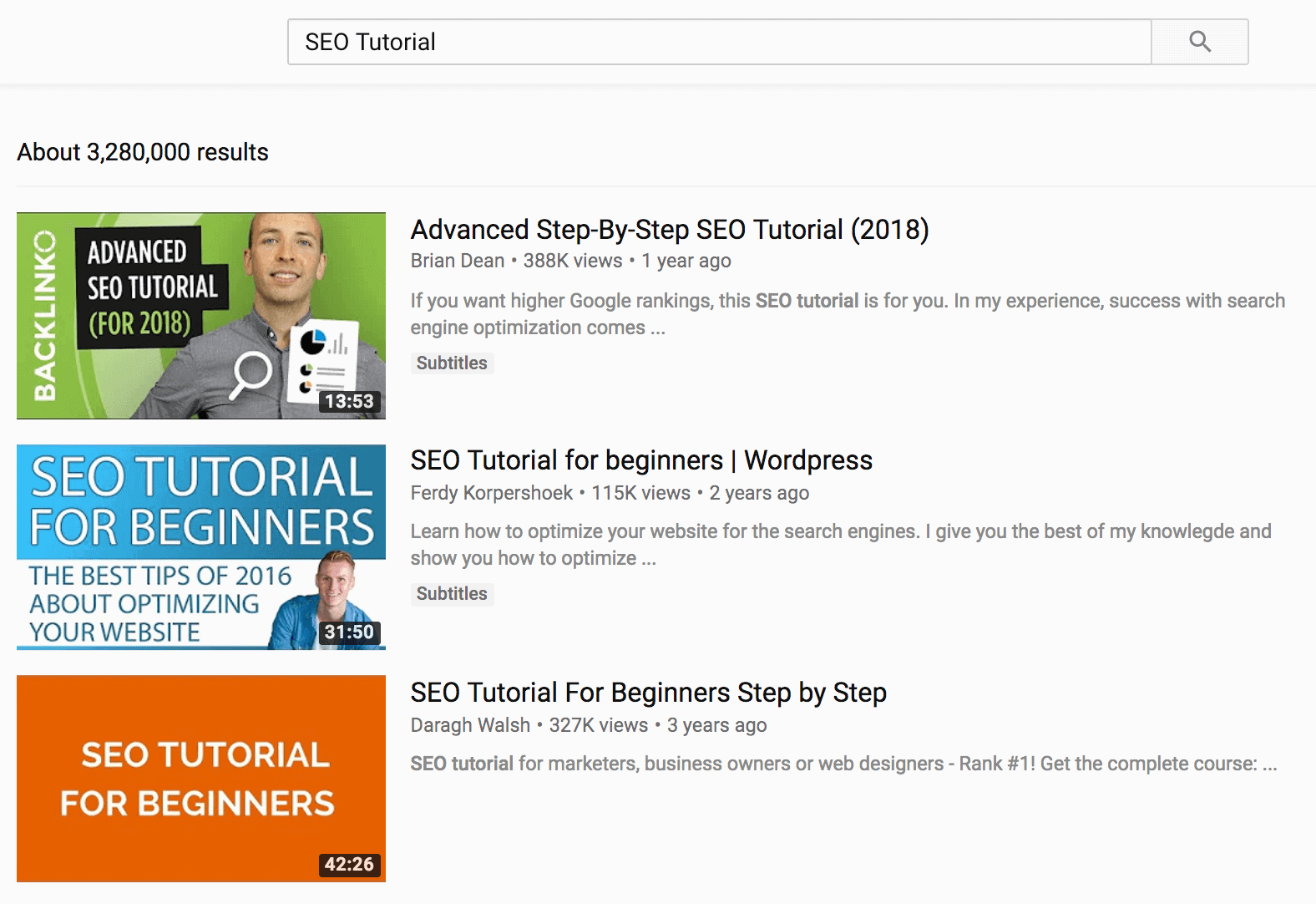 SEO Tutorial SEO Tutorial