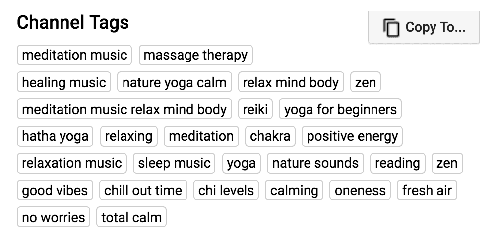 Too many channel keywords Too many channel keywords