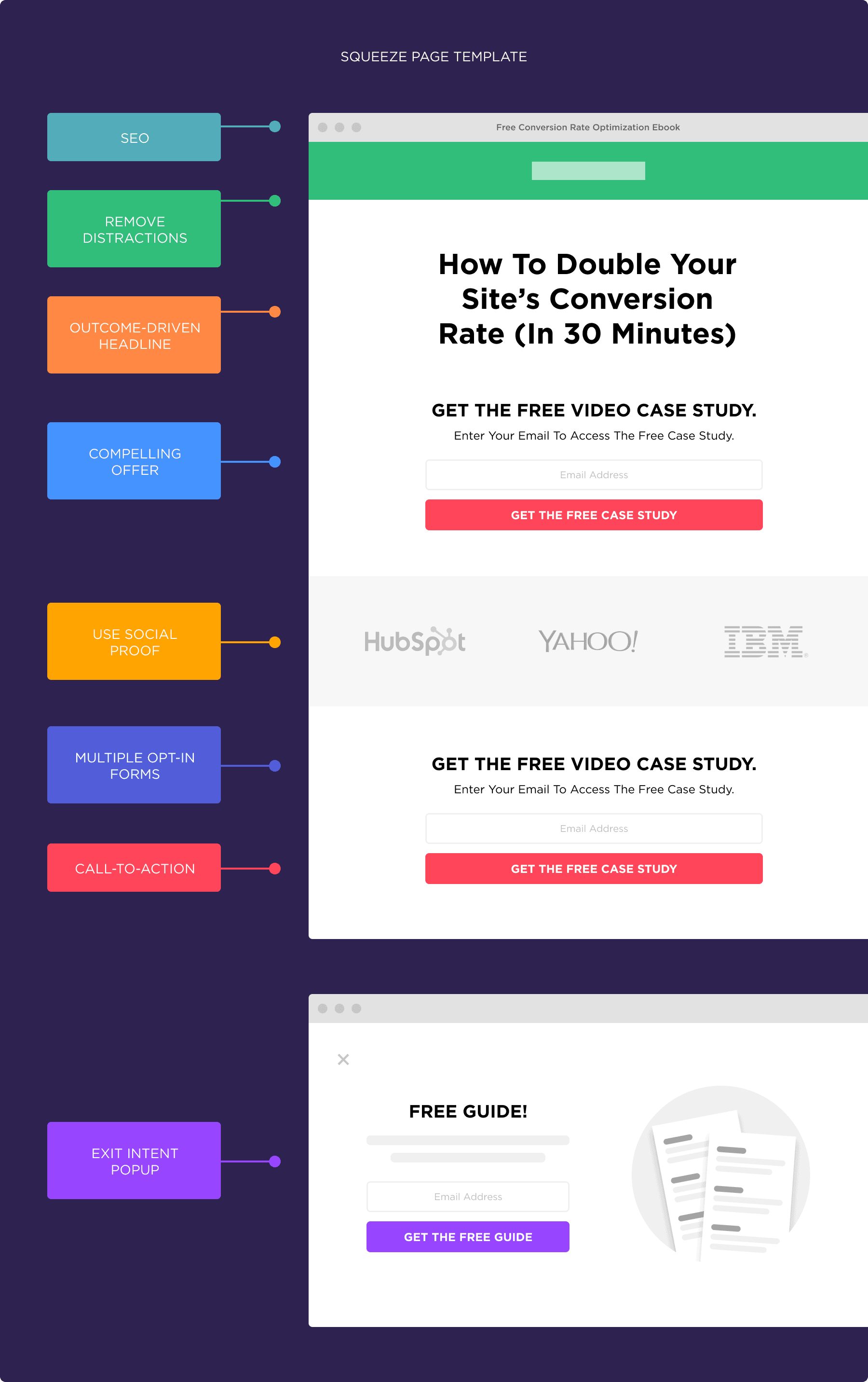 Squeeze page template Squeeze page template