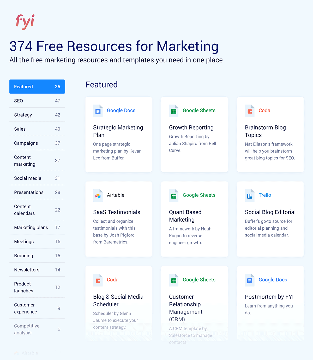 UseFYI – Marketing templates UseFYI – Marketing templates
