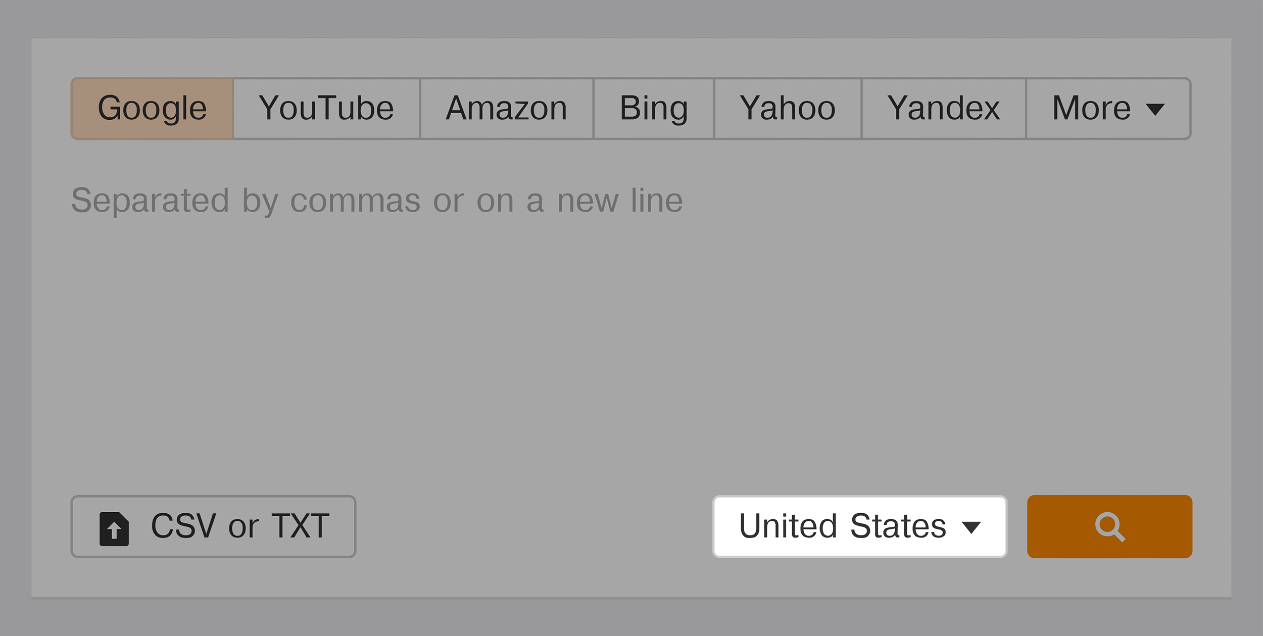 Ahrefs – Keywords explorer – Country option Ahrefs – Keywords explorer – Country option