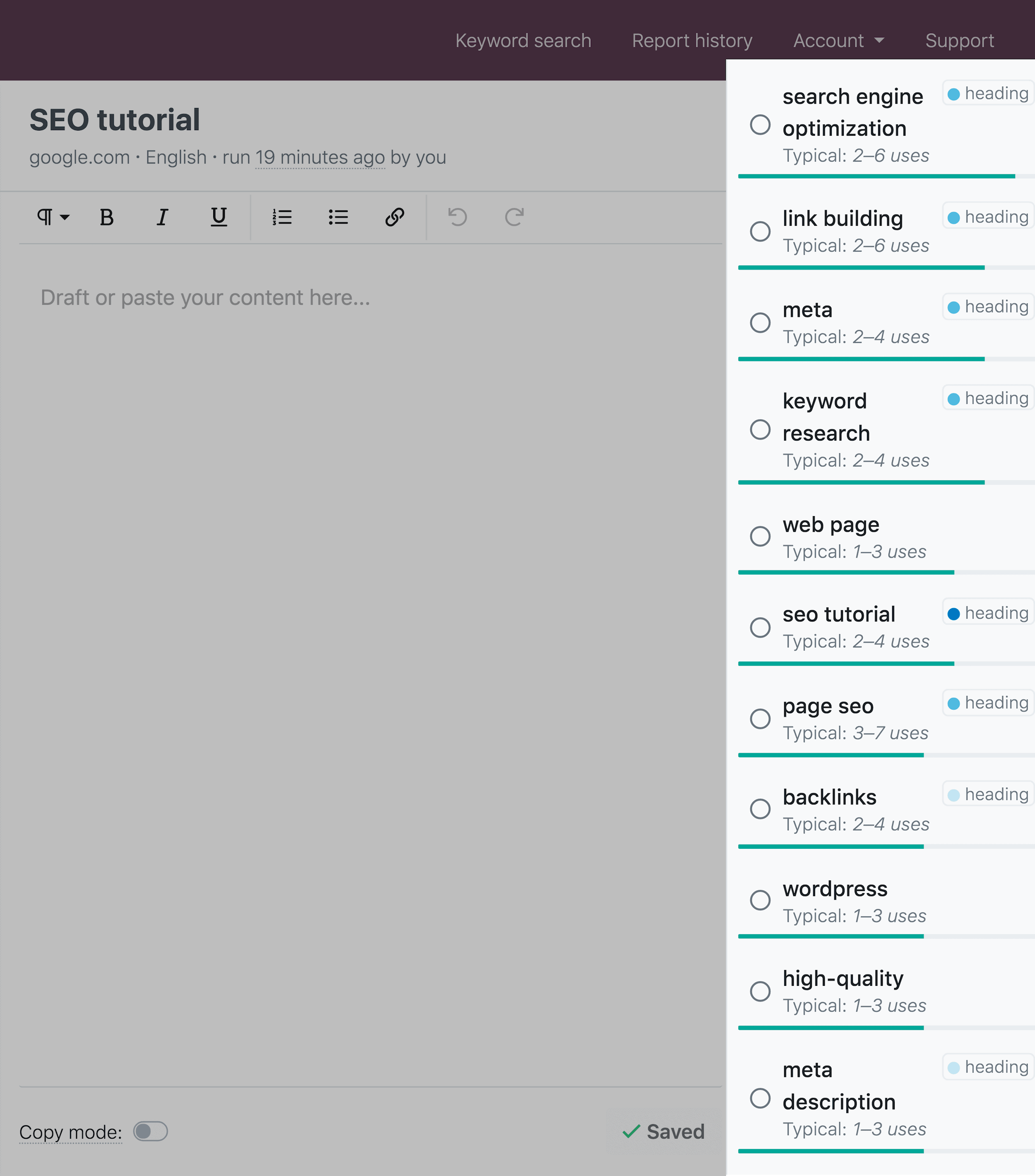 Clearscope – Backlinko – Optimize content – SEO tutorial Clearscope – Backlinko – Optimize content – SEO tutorial