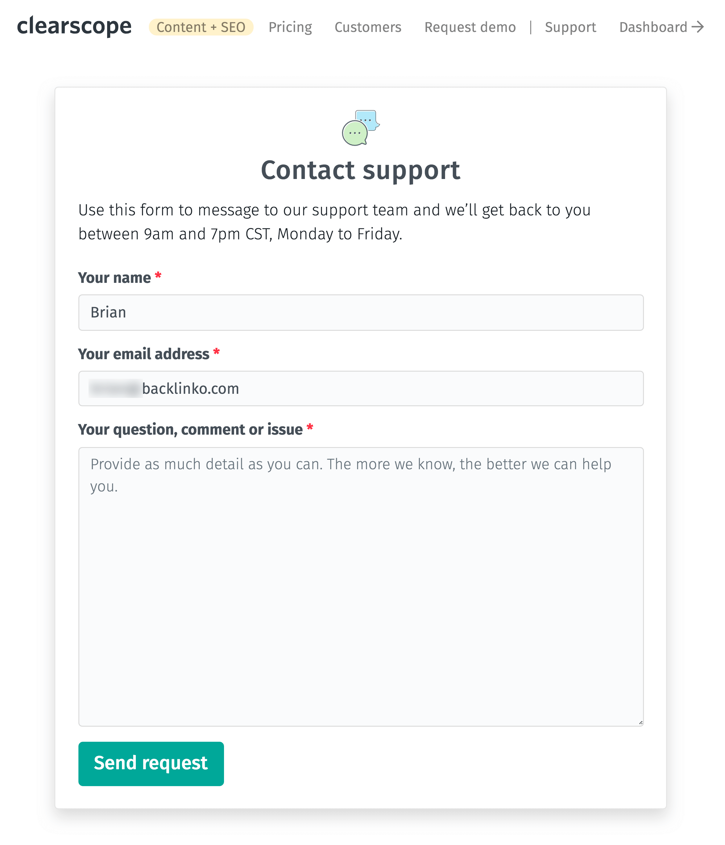 Clearscope – Support Clearscope – Support