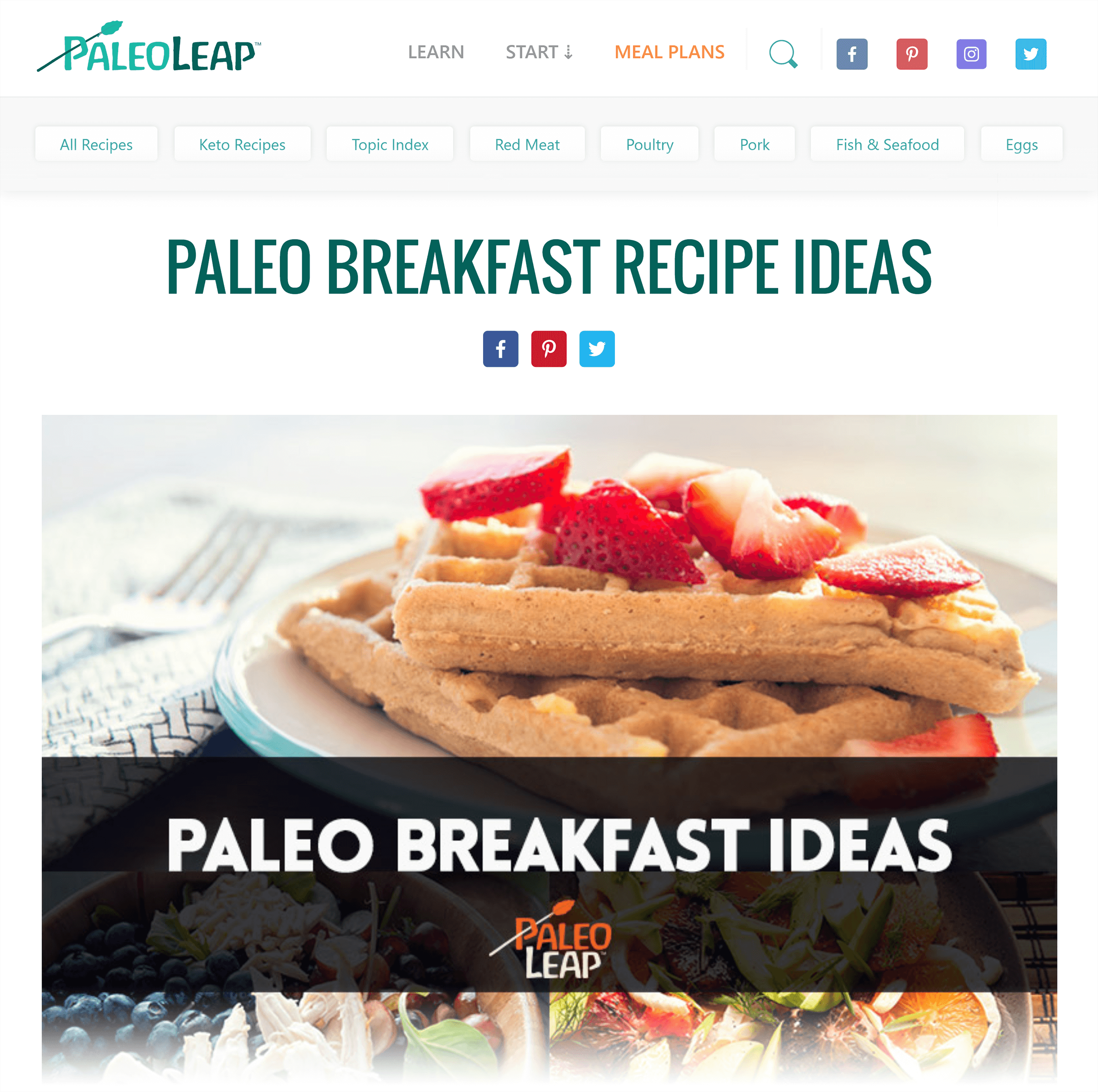 PaleoLeap – Paleo breakfast ideas post PaleoLeap – Paleo breakfast ideas post