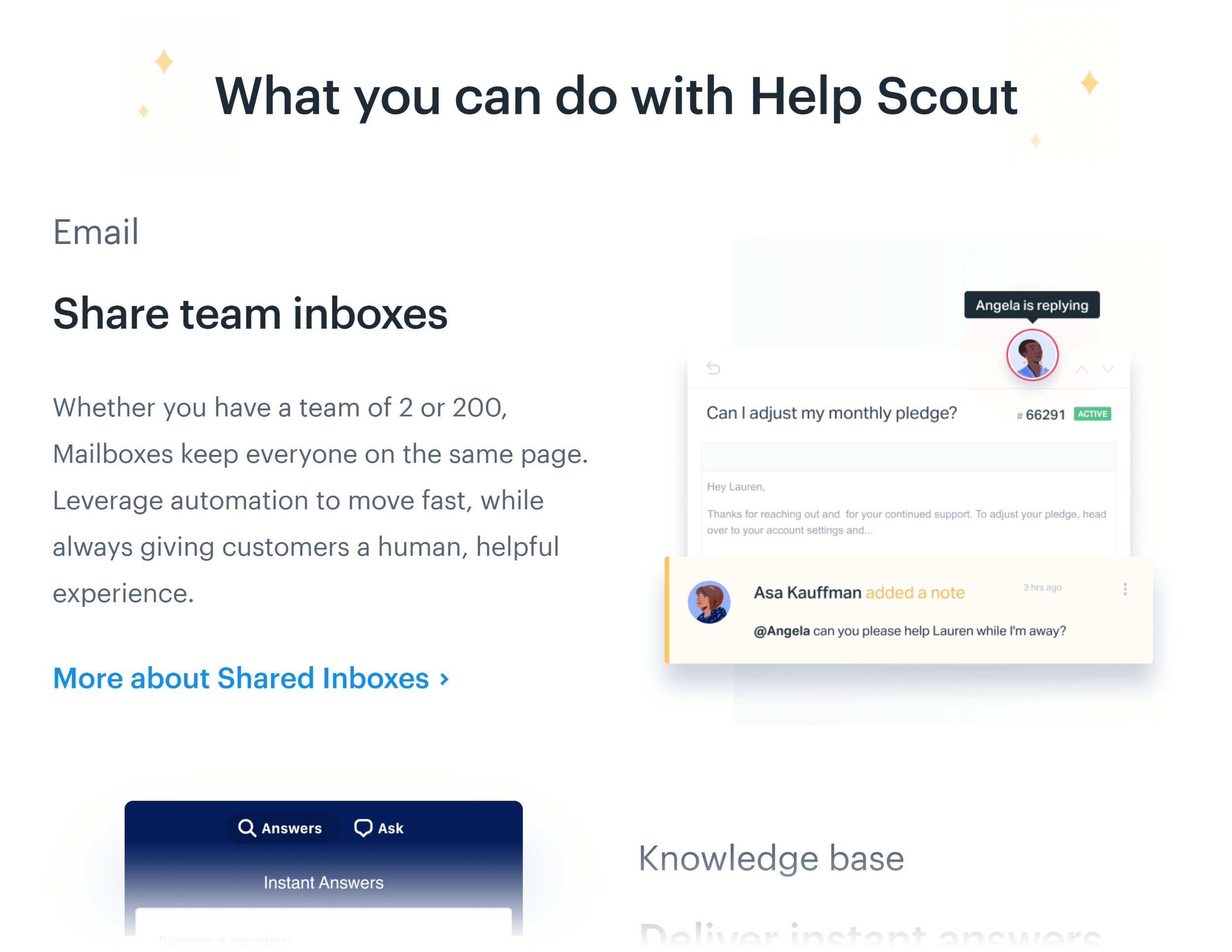 Helpscout – Features Helpscout – Features