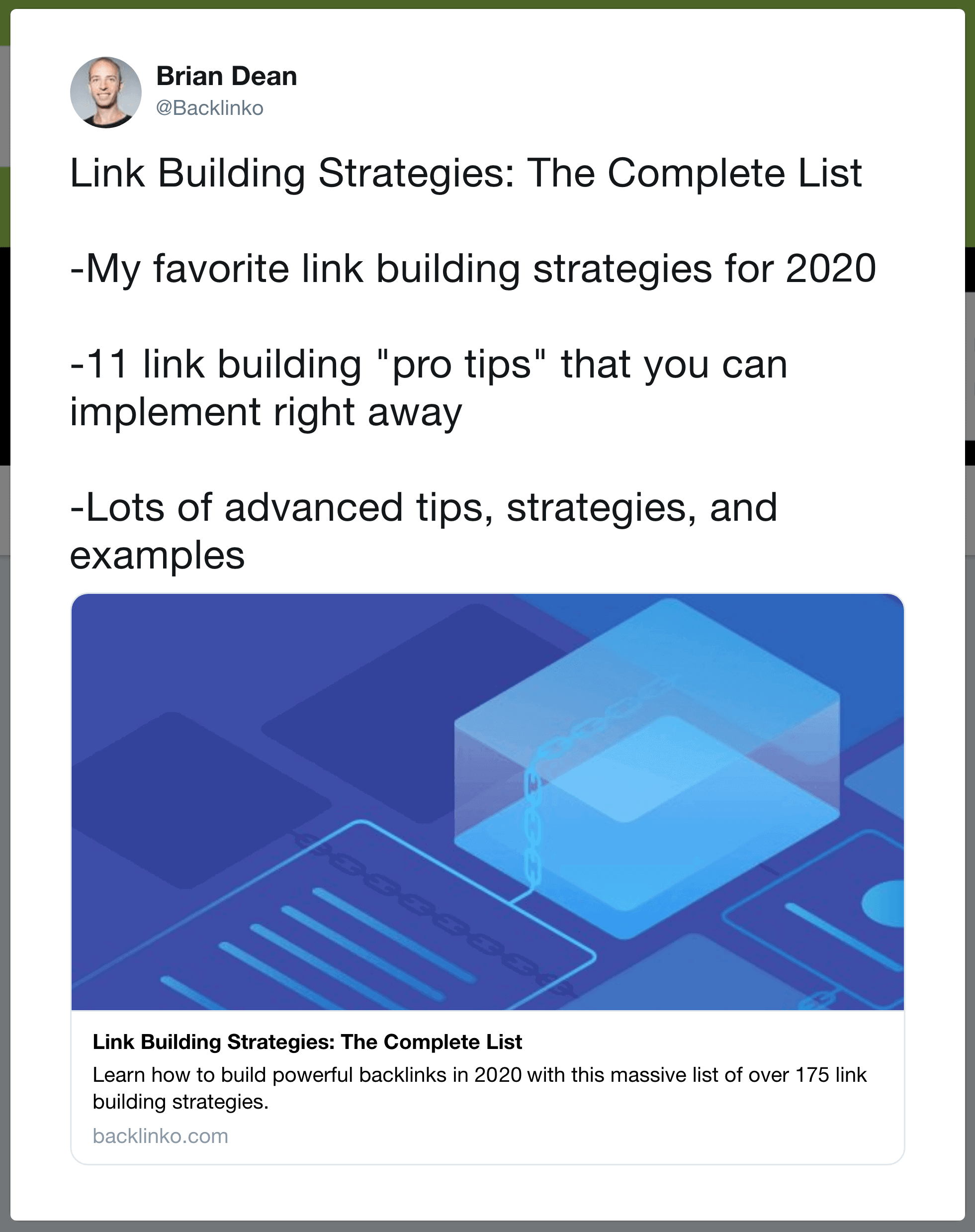 Backlinko – Post Twitter Share Backlinko – Post Twitter Share