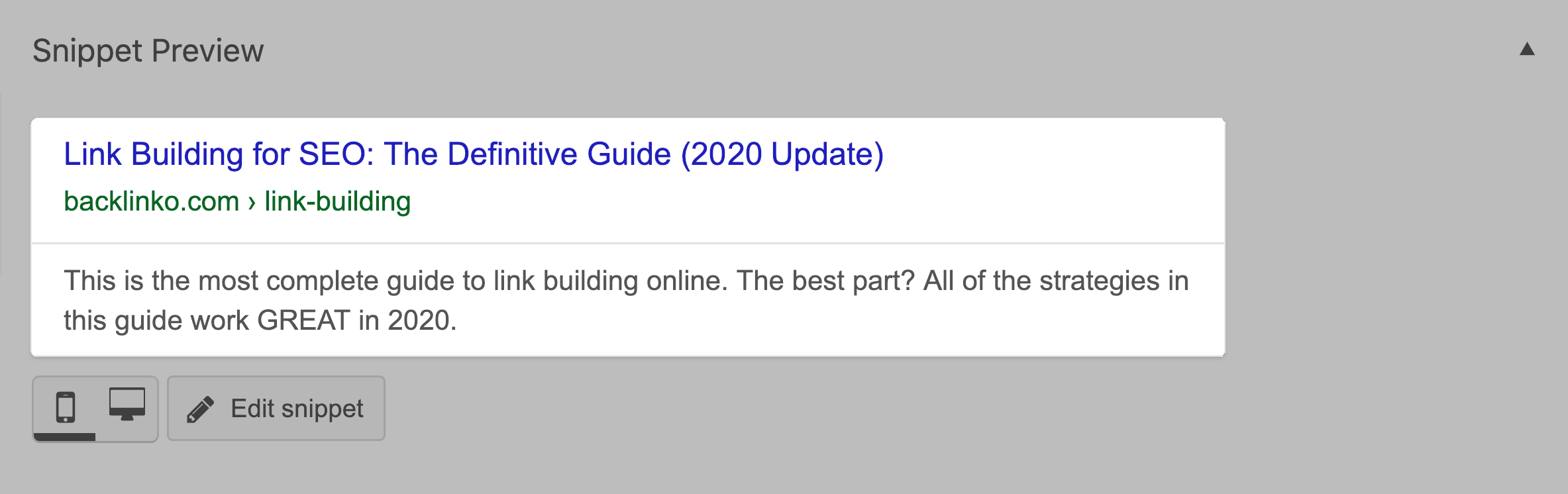 Yoast Plugin Snippet Preview Yoast Plugin Snippet Preview