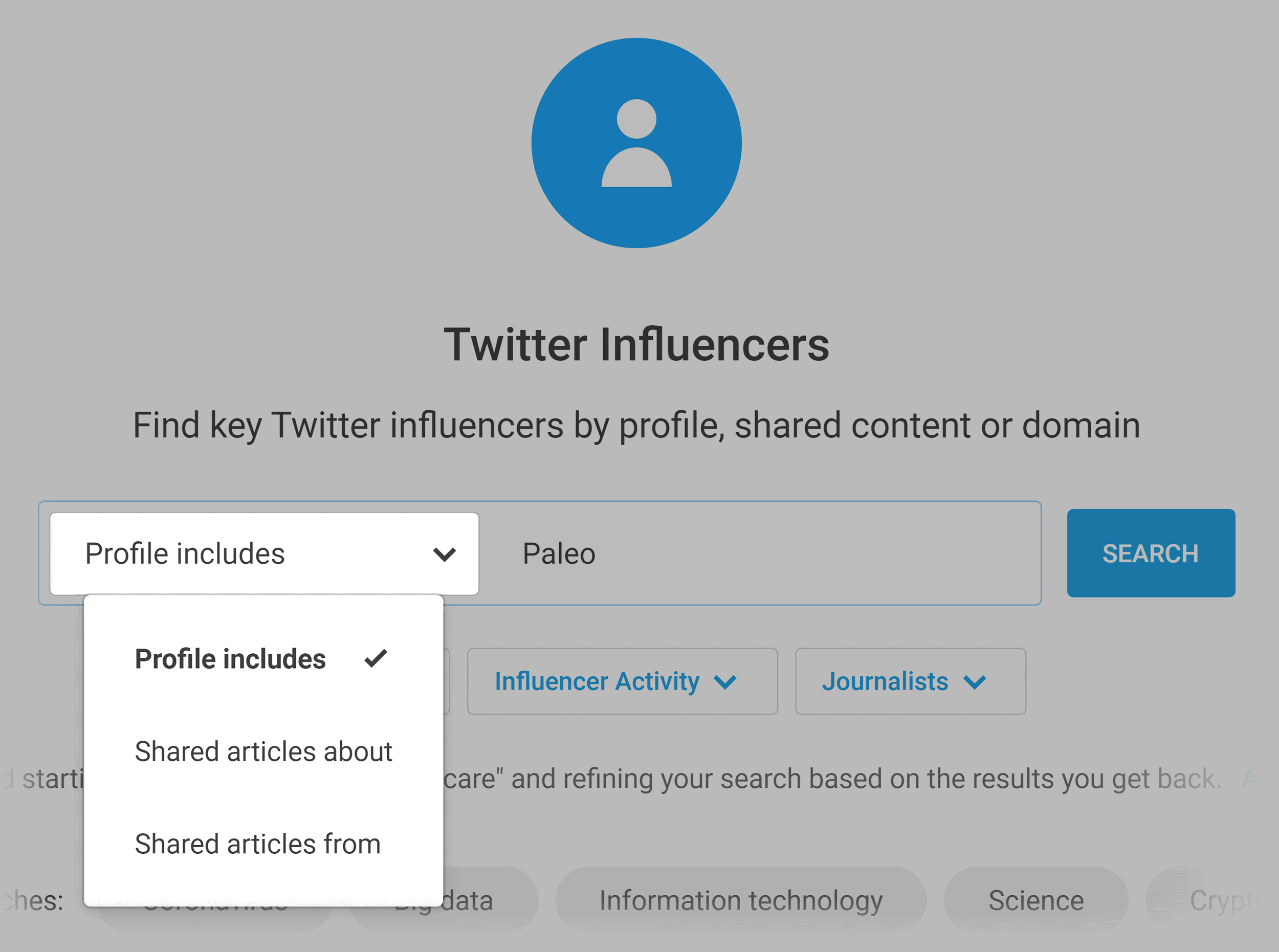 Buzzsumo – Twitter – Search options Buzzsumo – Twitter – Search options