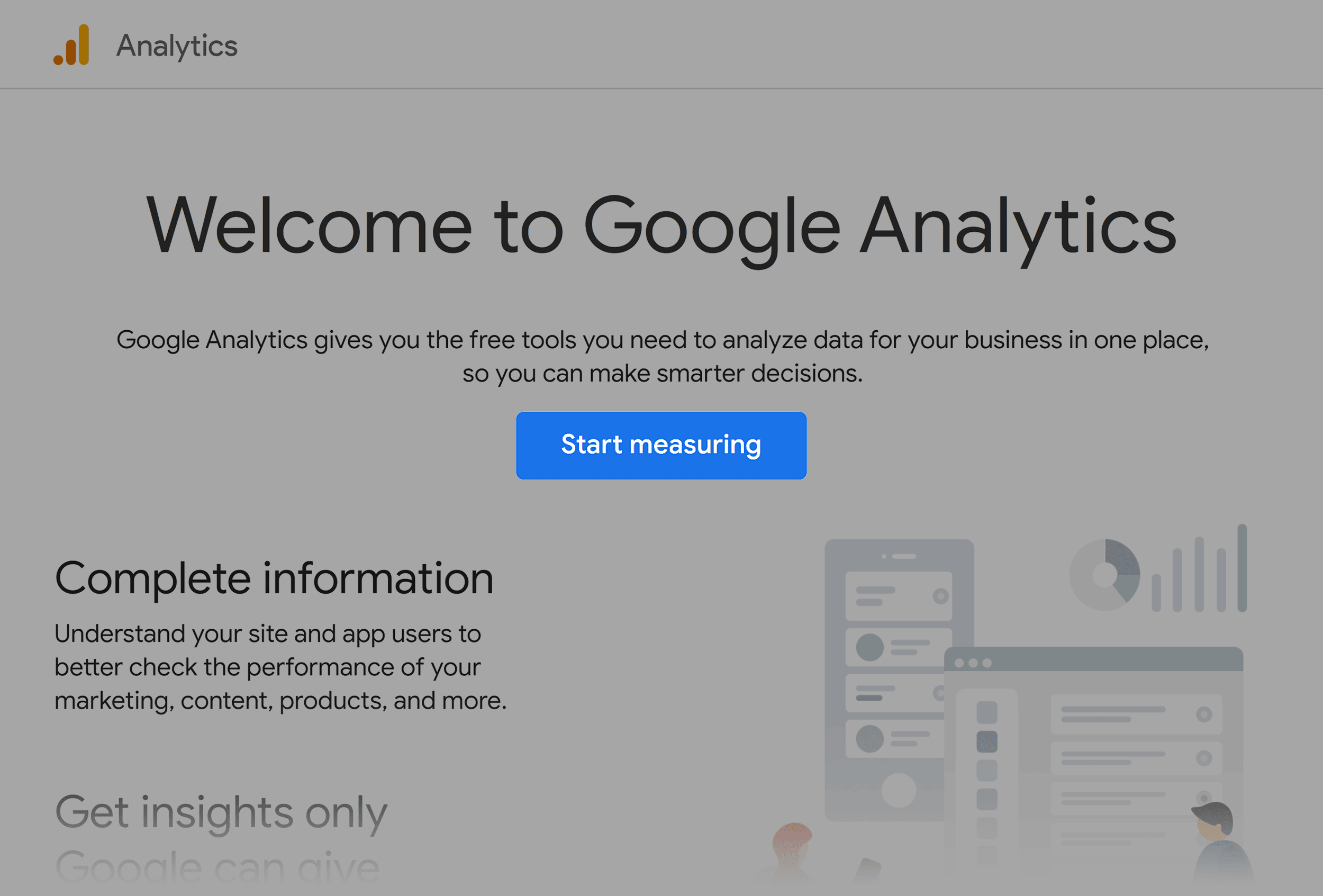 Google Analytics 4 – Start measuring Google Analytics 4 – Start measuring