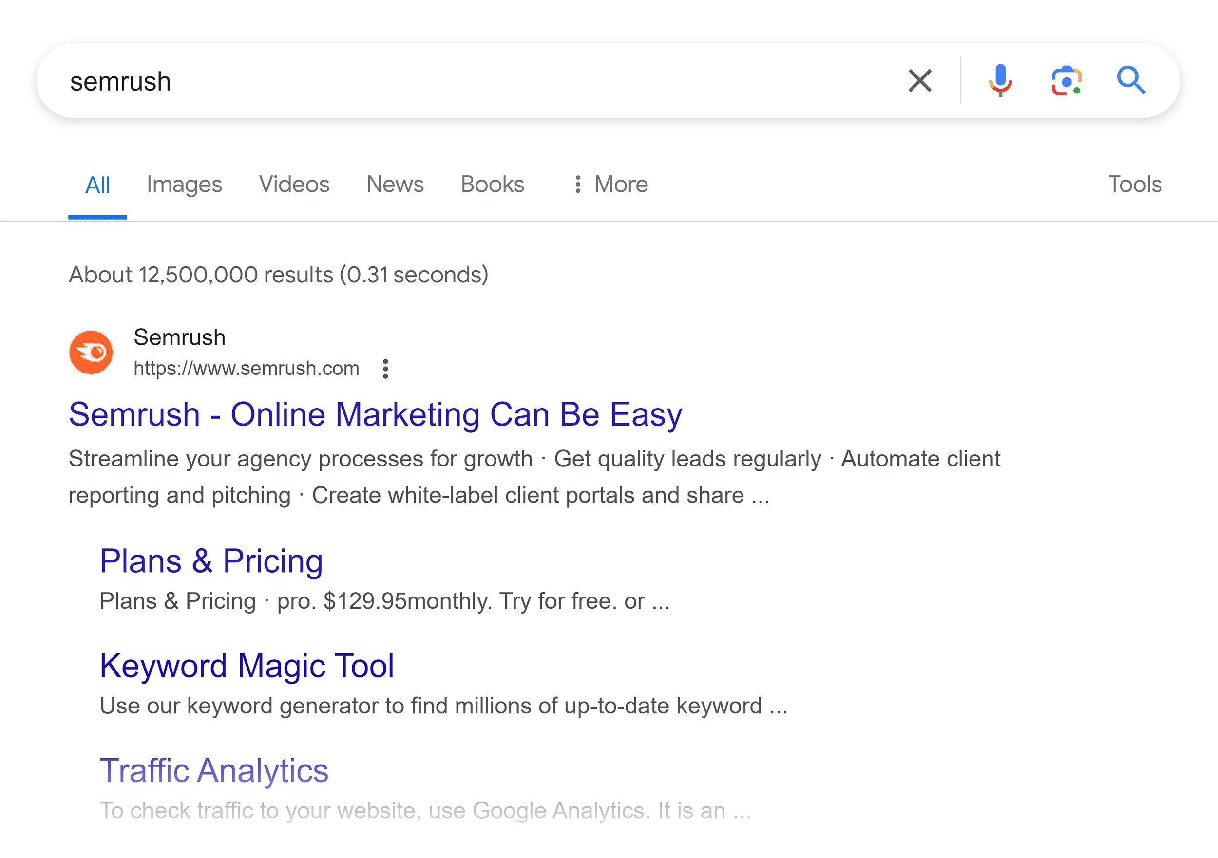 Google SERP – Semrush Google SERP – Semrush