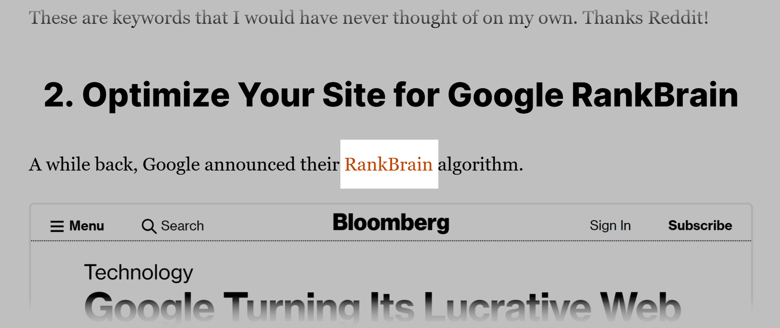 Backlinko – Opzimize your site for Google RankBrain Backlinko – Opzimize your site for Google RankBrain
