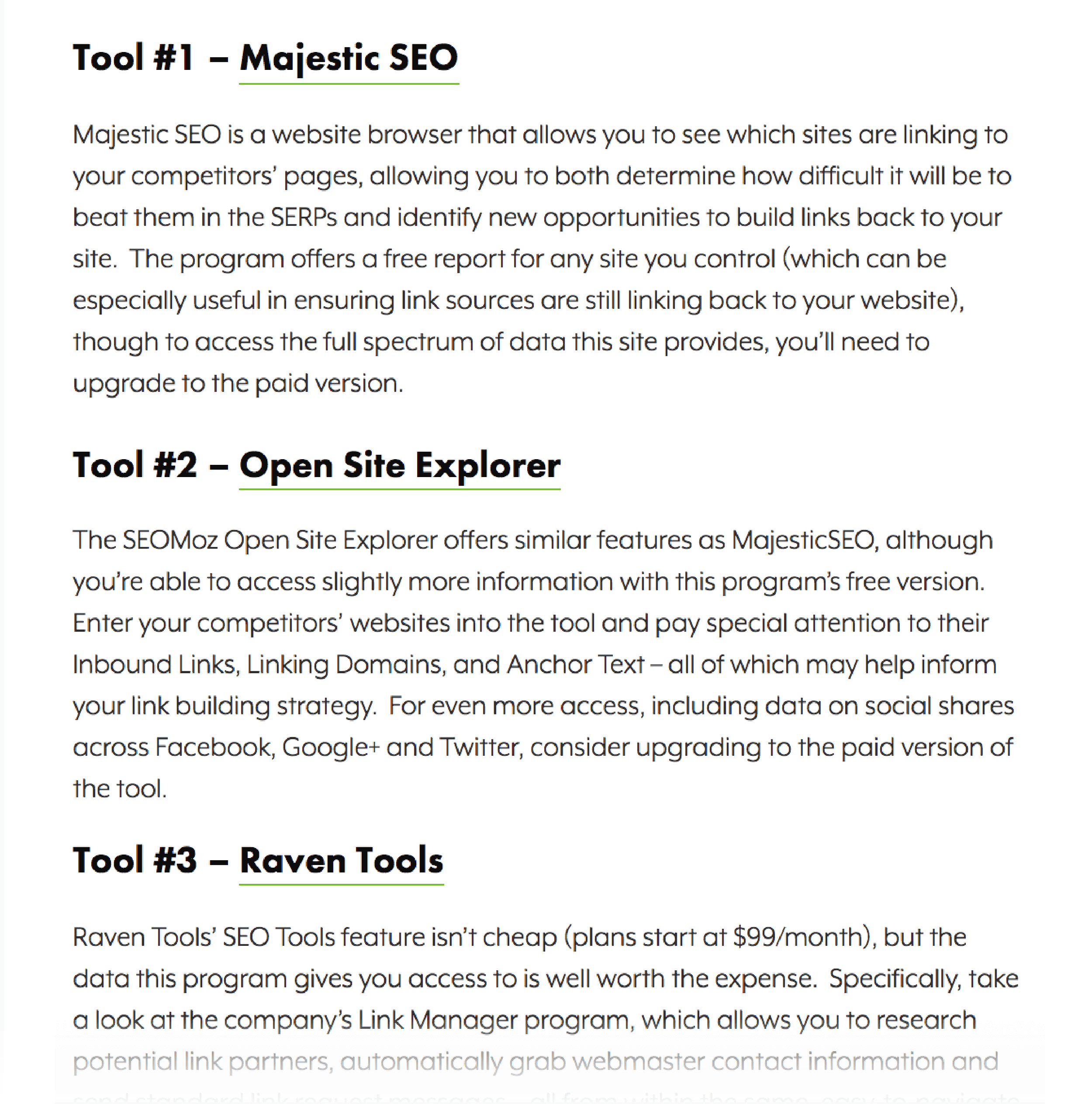 Lists of tools Lists of tools