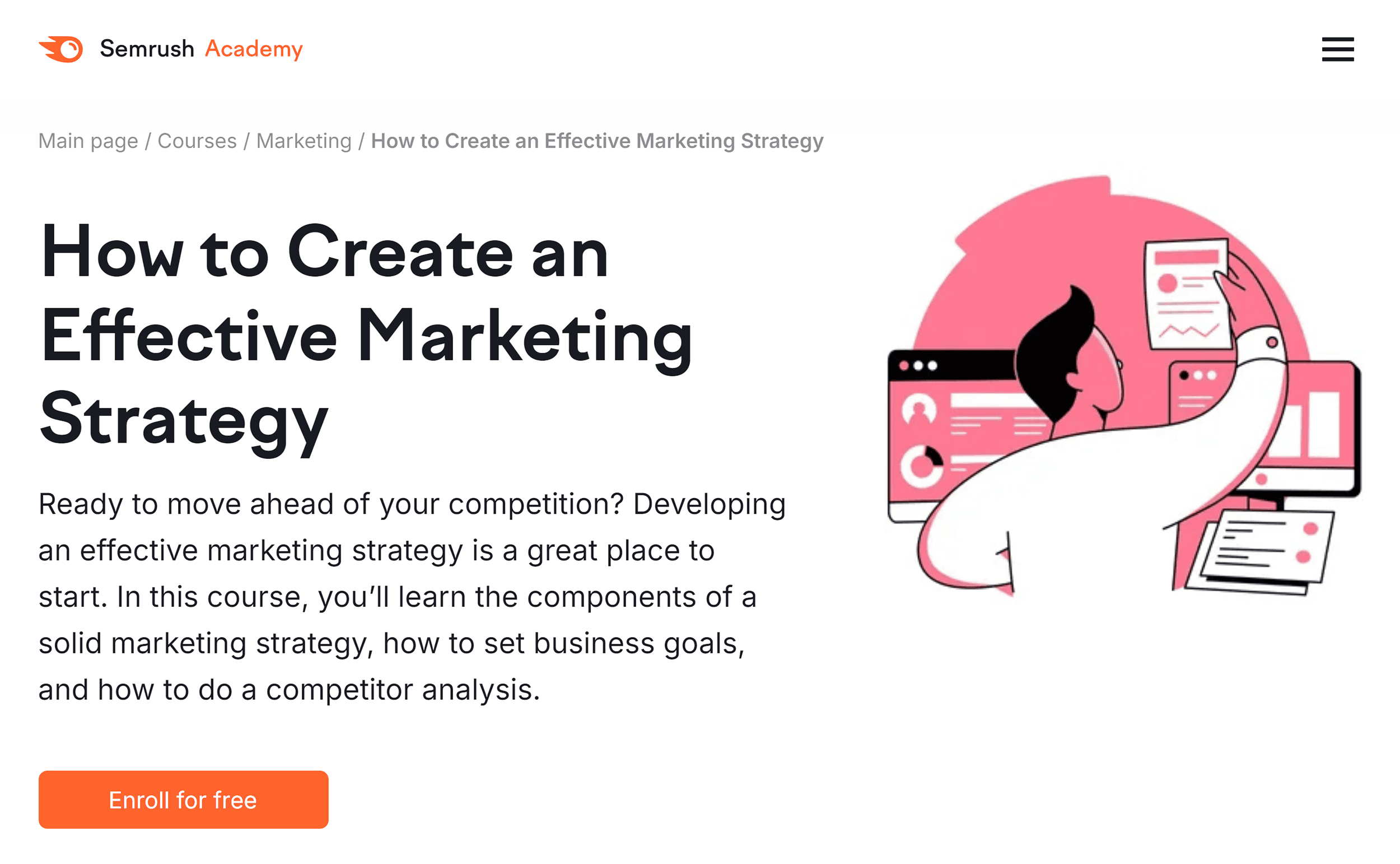 Semrush Academy – How to Create an Effective Marketing Strategy Semrush Academy – How to Create an Effective Marketing Strategy