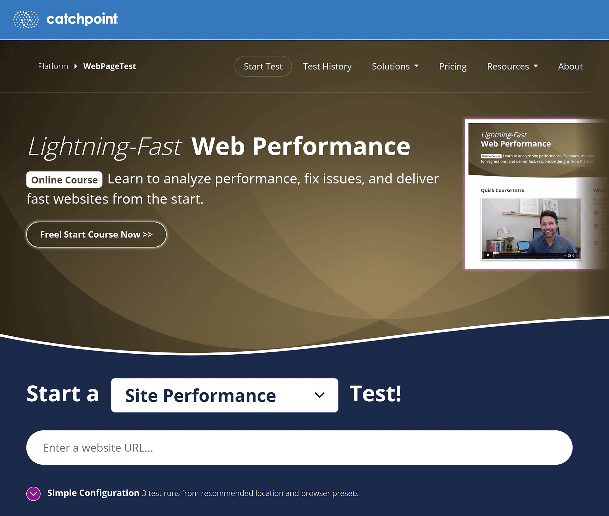 WebPageTest – Homepage WebPageTest – Homepage