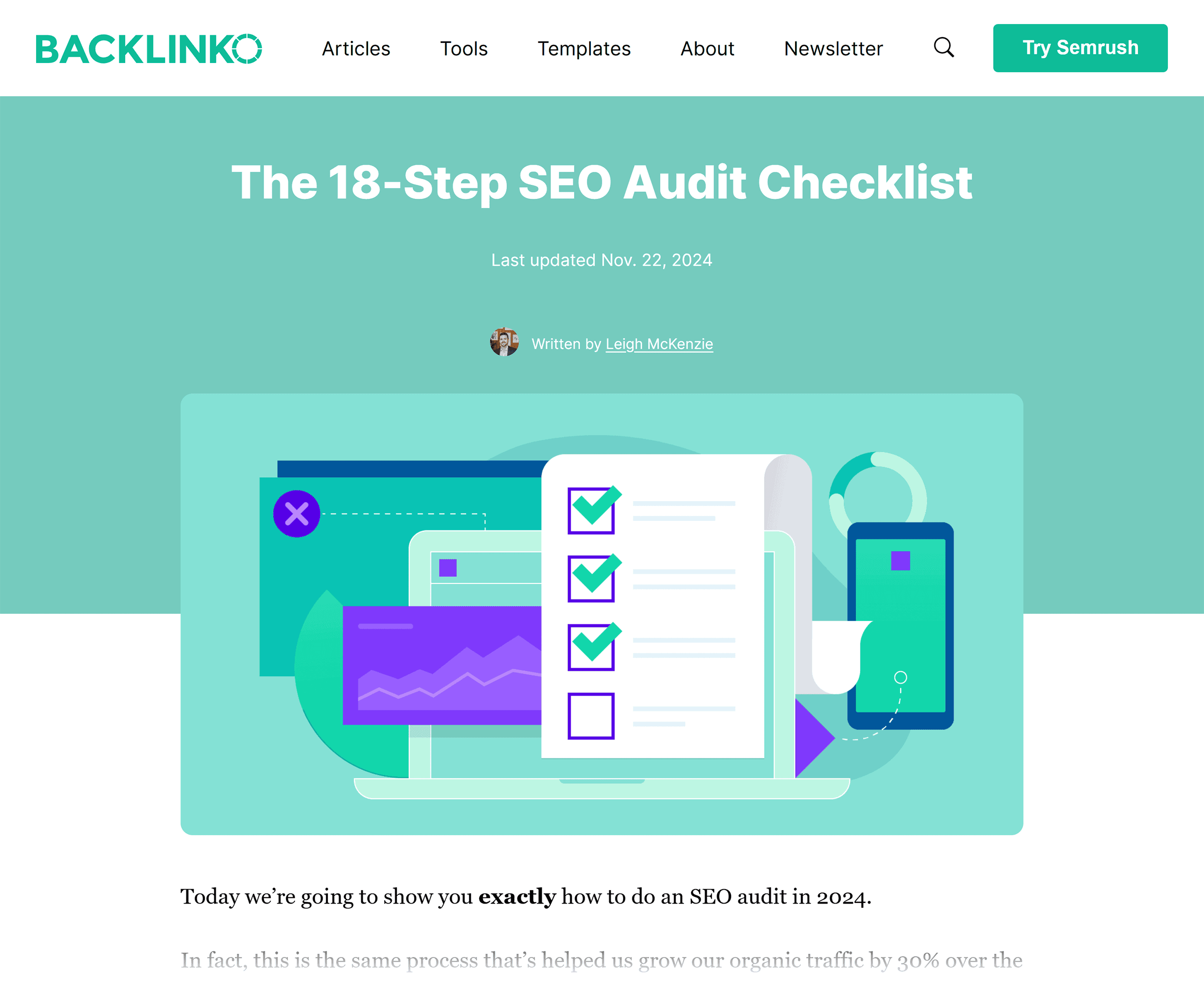 Backlinko – SEO Site Audit Backlinko – SEO Site Audit