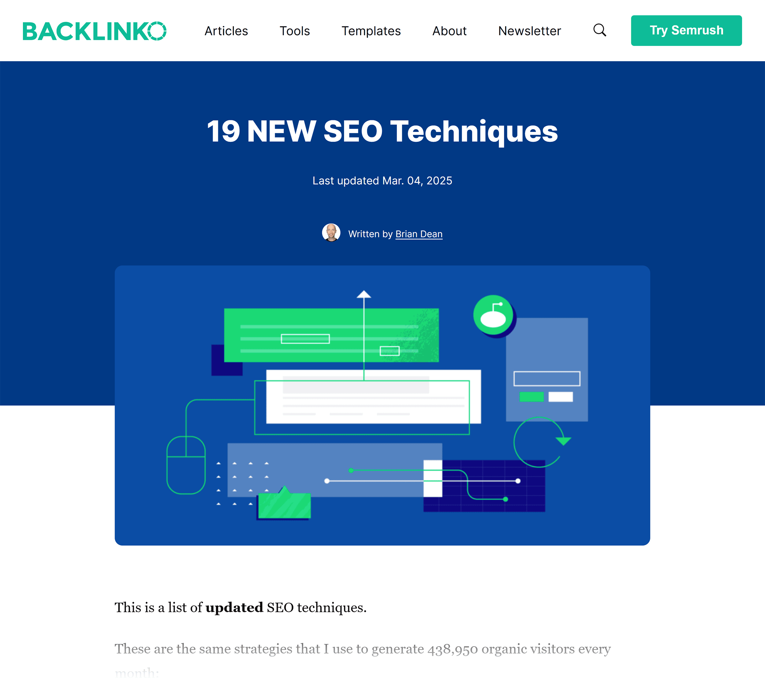 Backlinko – 19 SEO Techniques