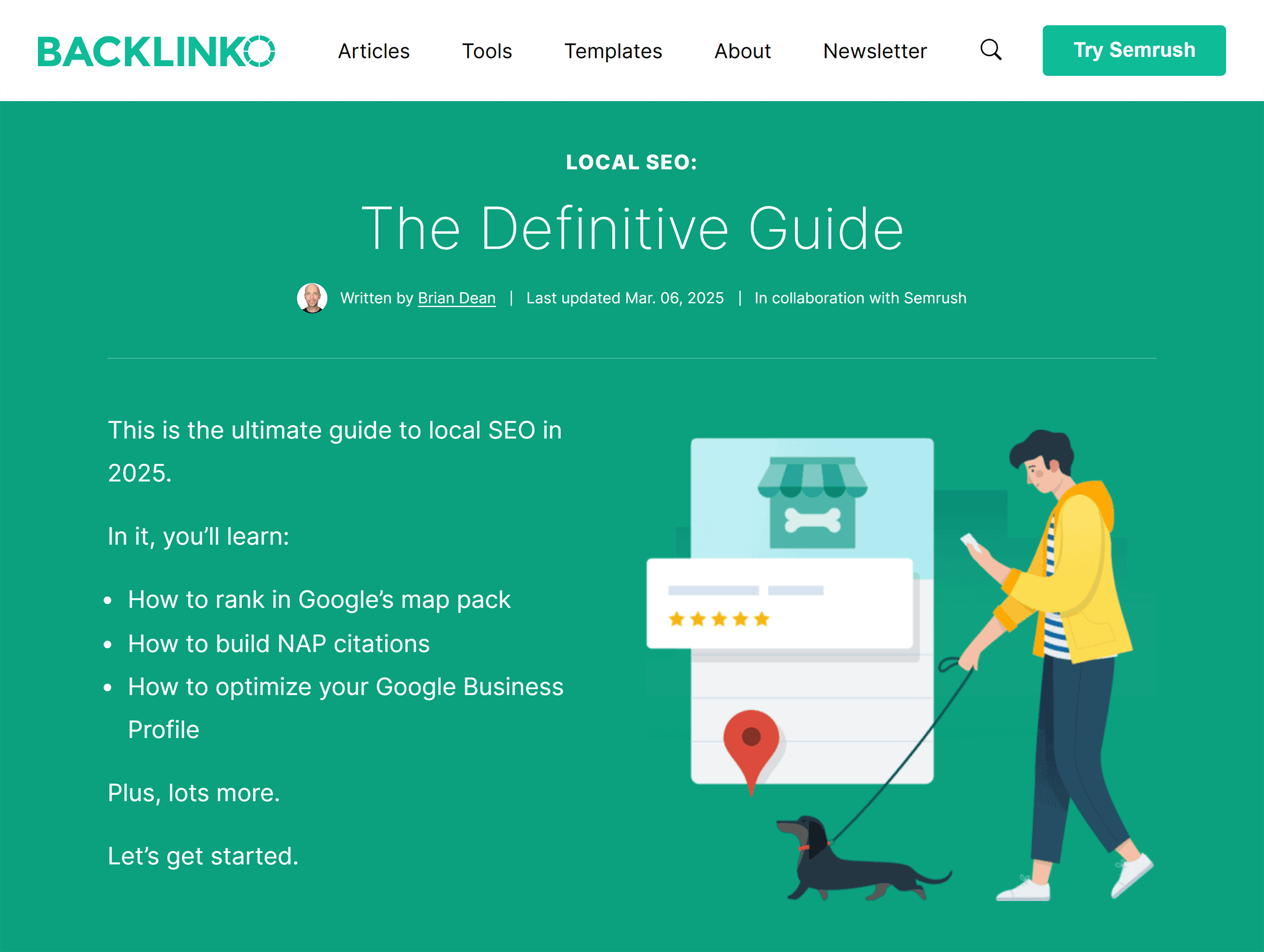 Backlinko – Local SEO Definitive Guide