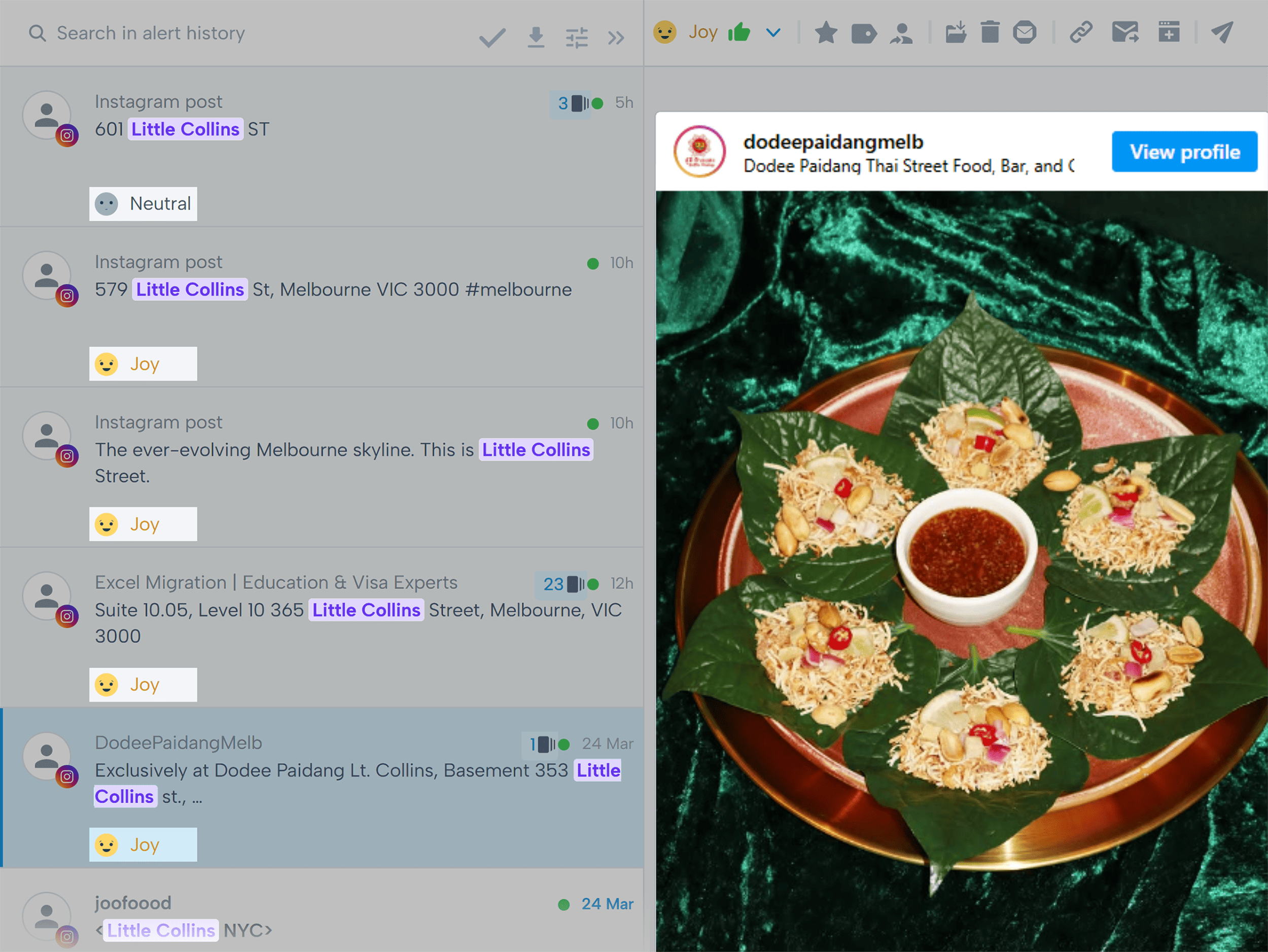 Mention – Track your brand mention – Little Collins Mention – Track your brand mention – Little Collins