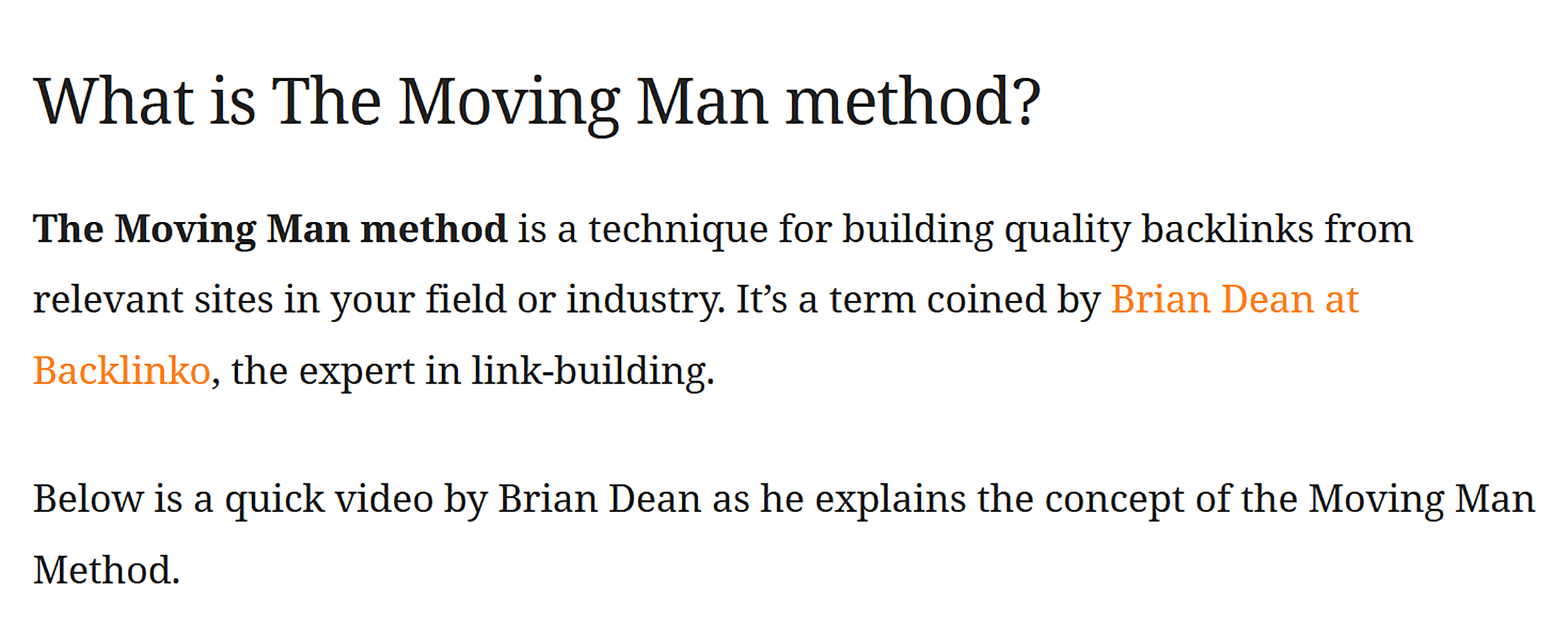 The Moving Man Backlink The Moving Man Backlink