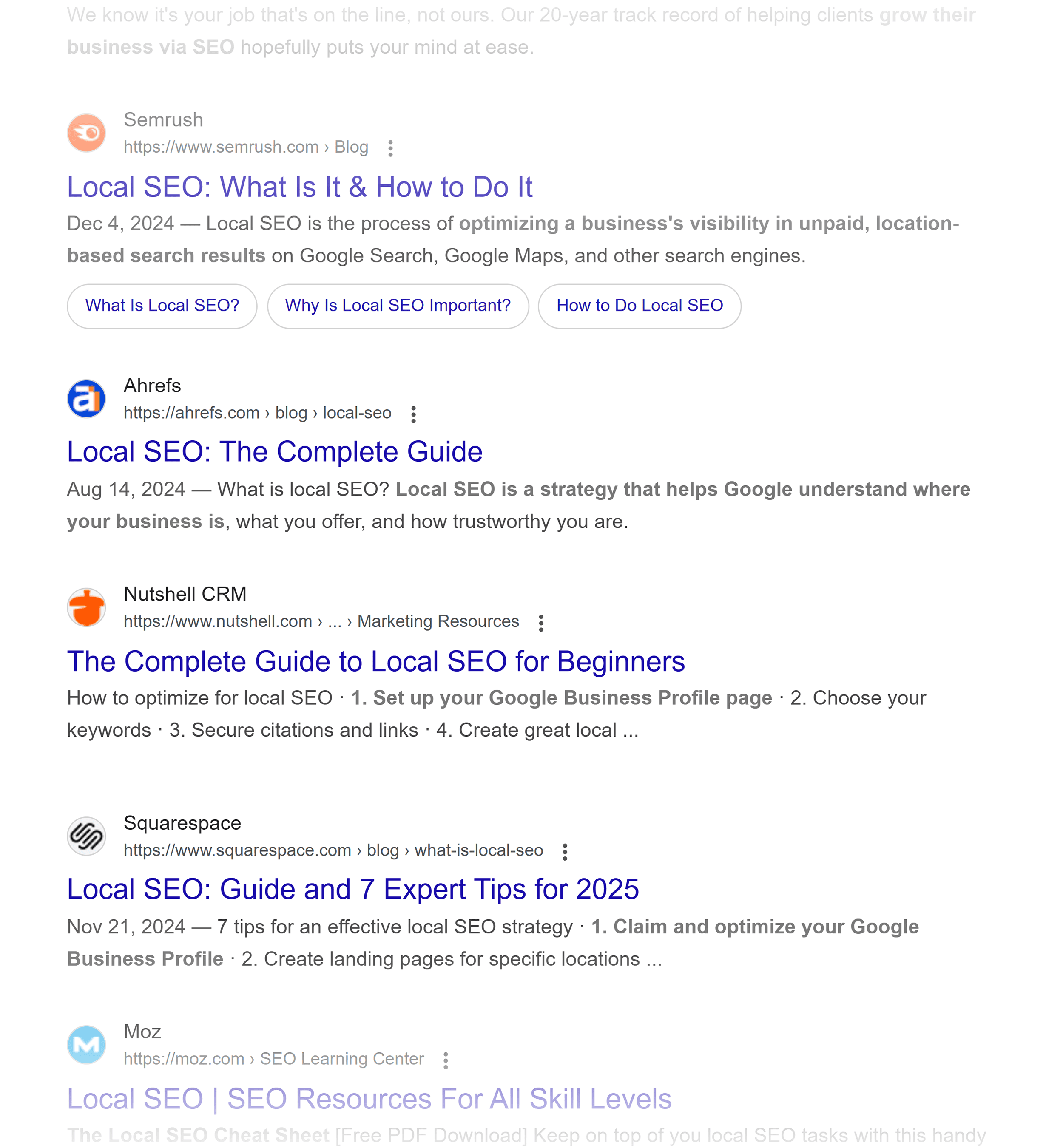 Google SERP – Local SEO – Guides Google SERP – Local SEO – Guides