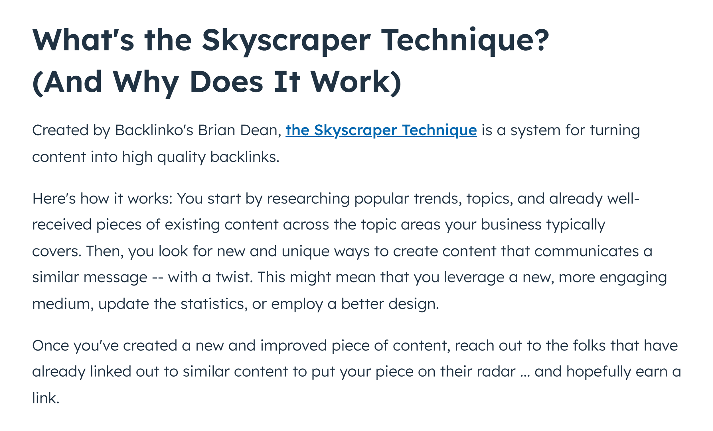 Skyscraper Technique – Hubspot Backlink Skyscraper Technique – Hubspot Backlink