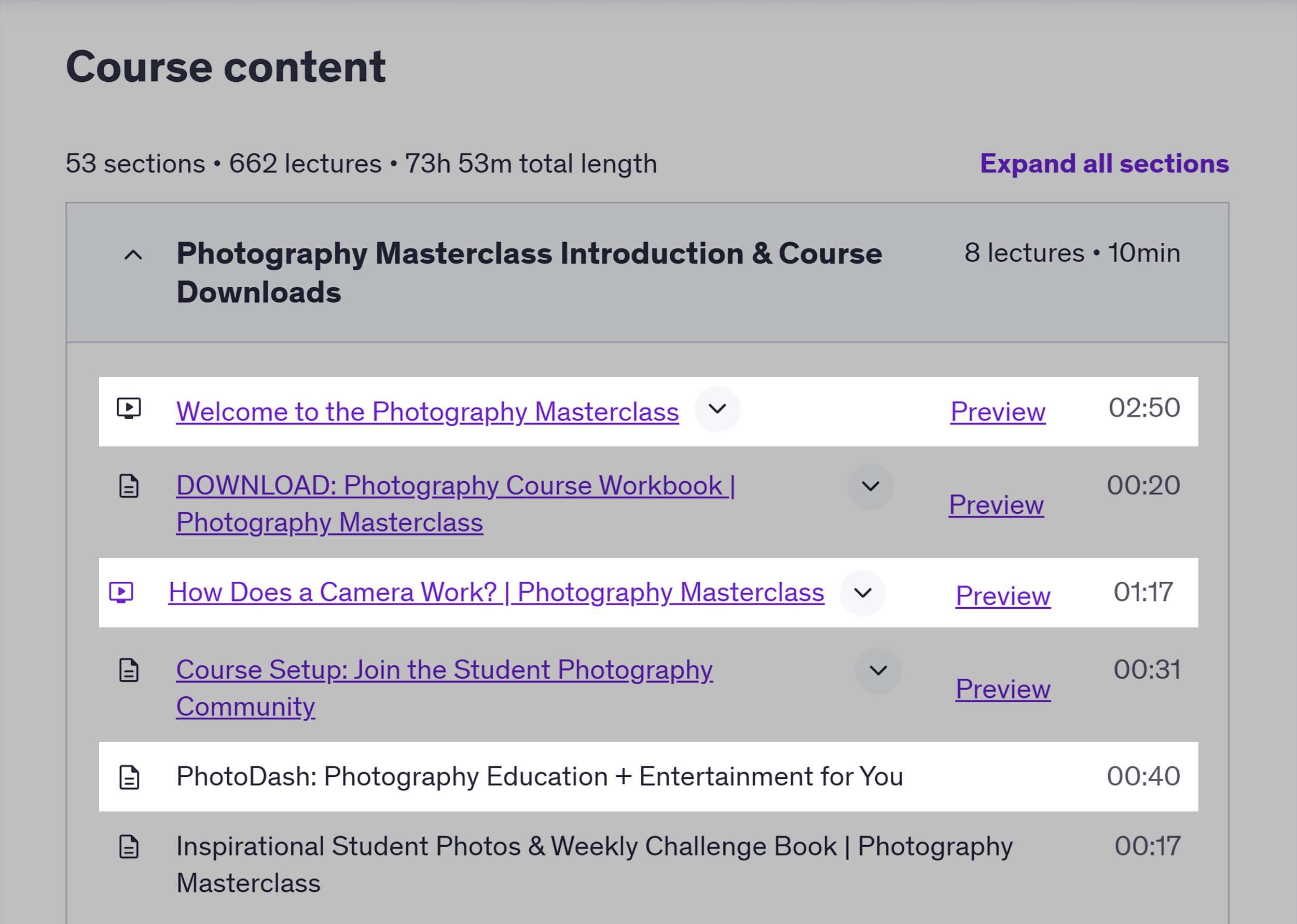 Udemy – Course Content for Outline Udemy – Course Content for Outline